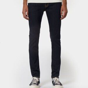 Nudie Jeans Skinny Lin Dry Deep Orange